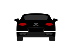 CarDress indoor car cover for Bentley GT 2022 rear view