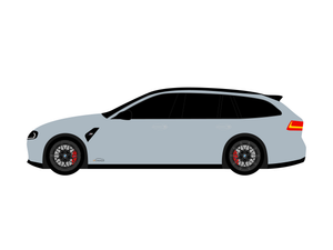 CarDress indoor car cover for BMW 3 series side view