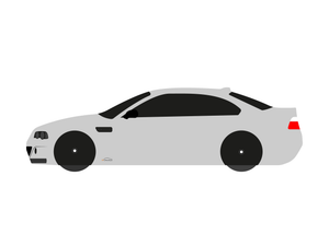 CarDress indoor car cover for BMW M3 CSL E46 Facelift side view