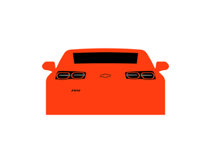 CarDress indoor car cover for CHEVROLET CAMARO HOT WHEELS rear view