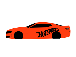 CarDress indoor car cover for CHEVROLET CAMARO HOT WHEELS side view