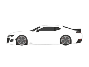 CarDress indoor car cover for Chevrolet Camaro side view