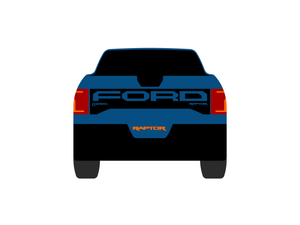 CarDress indoor car cover for Ford Ranger Raptor rear view