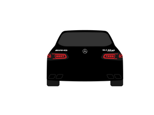 CarDress indoor car cover for Mercedes Amg GLC 63S rear view