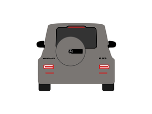 CarDress indoor car cover for Mercedes G63 AMG rear view
