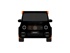 CarDress indoor car cover for Mercedes G900 Rocket front view