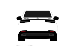 CarDress indoor car cover for Mercedes GLE 450 2022 rear view