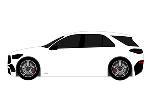 CarDress indoor car cover for Mercedes GLE 450 2022 side view