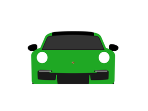 CarDress indoor car cover for Porsche 992 Turbo front view