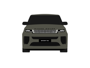 CarDress indoor car cover for Range Rover sport SV front view