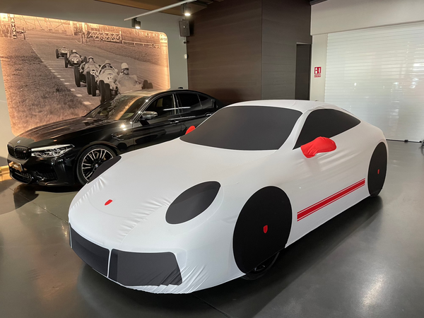 premium bespoke cover that has been printed and made to measure to replicate the original car 